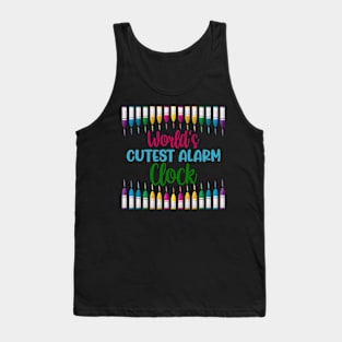 World's Cutest Alarm Clock Tank Top